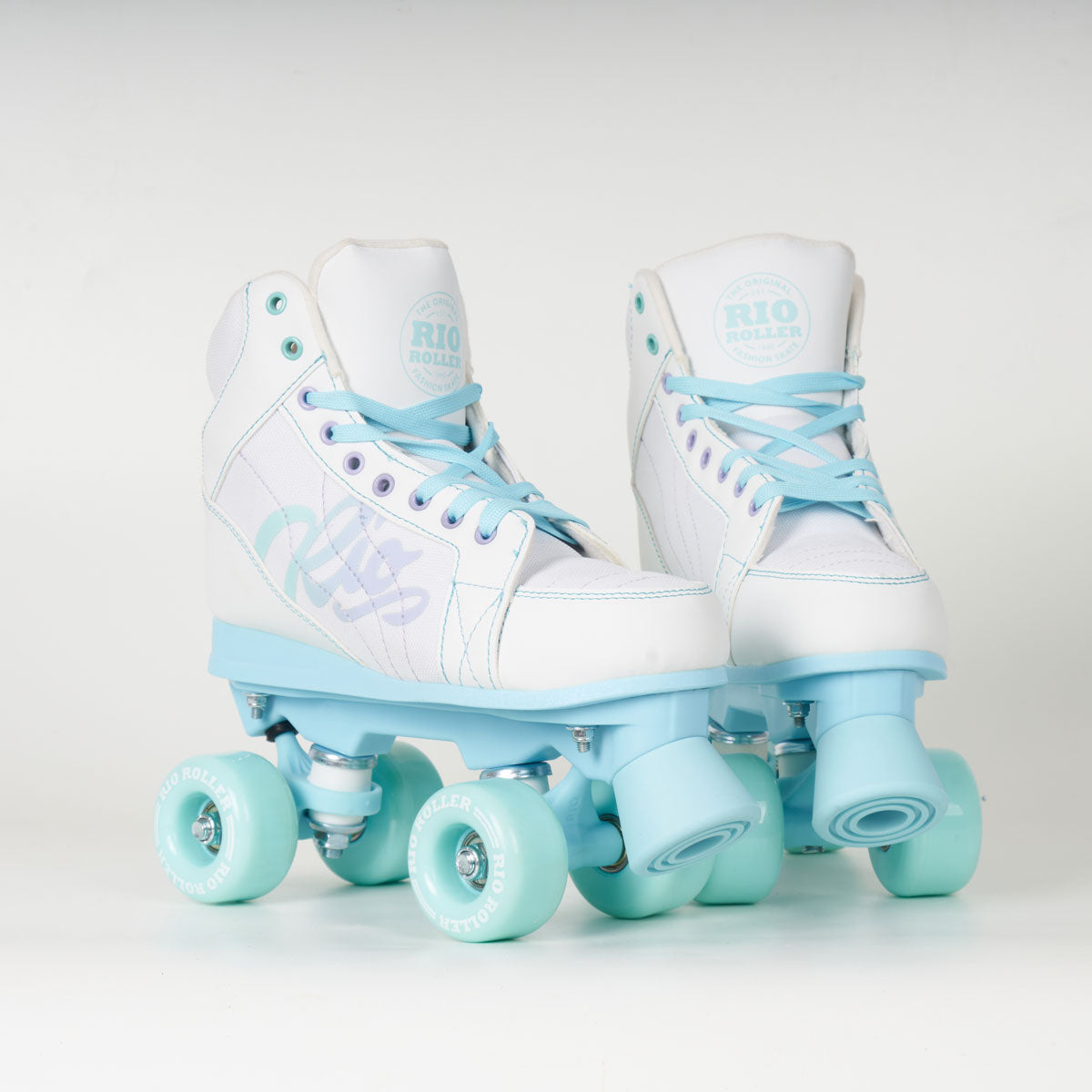 Rio Roller Lumina Quad Skates - White / Blue