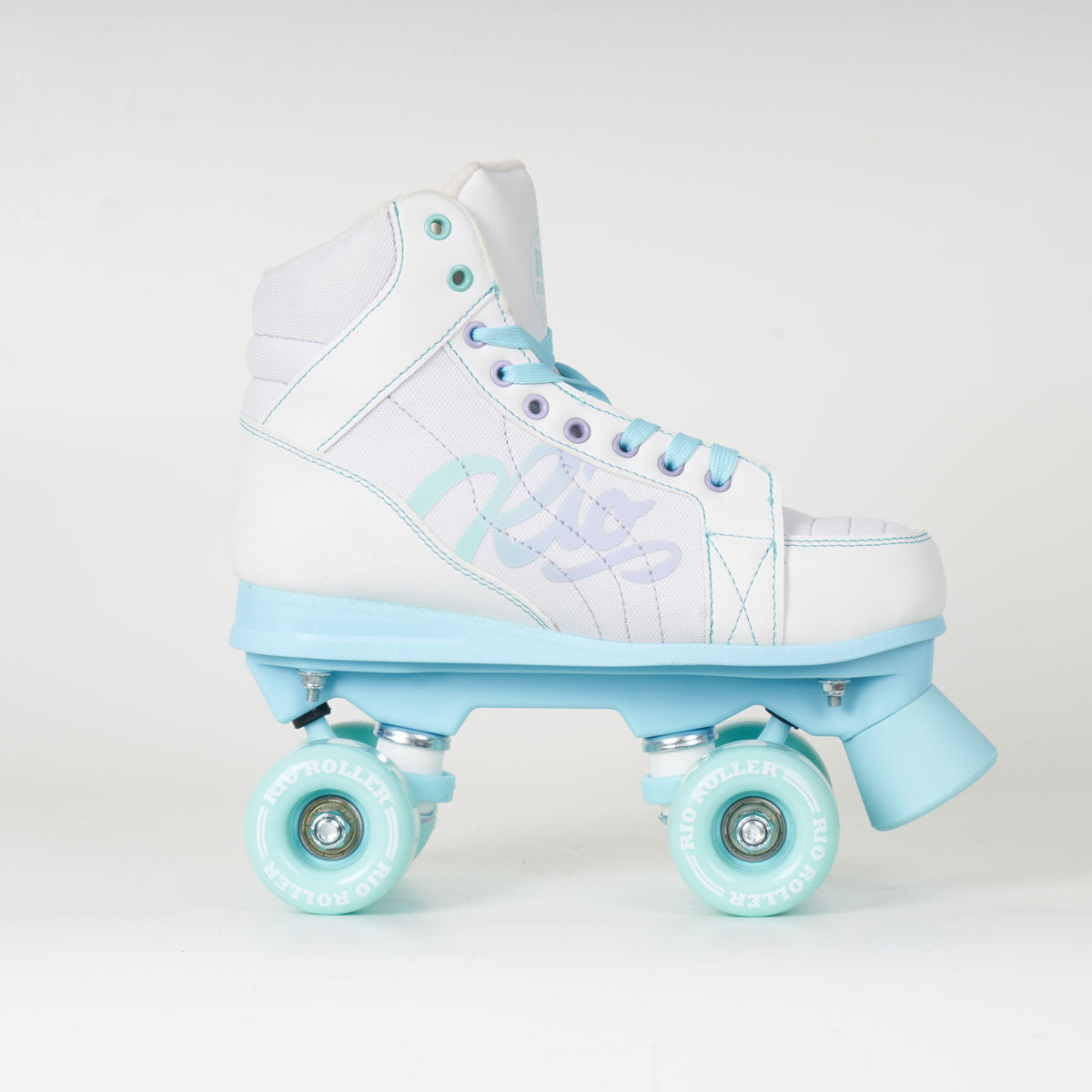 Rio Roller Lumina Quad Skates - White / Blue