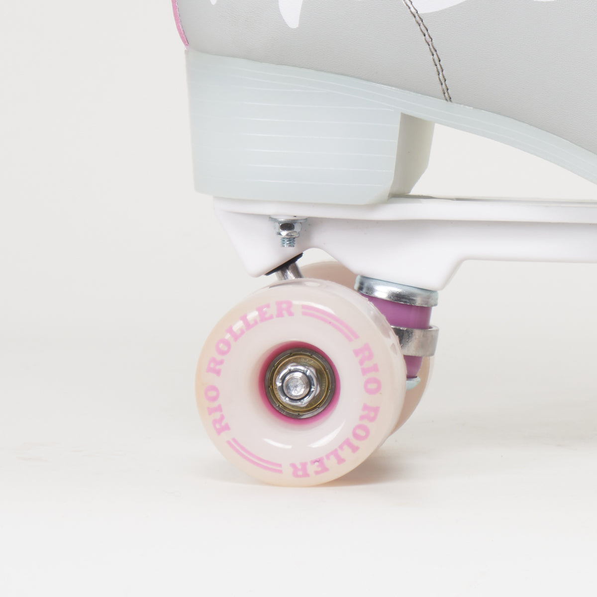 Rio Roller Script Rollerskates - Grey / Purple