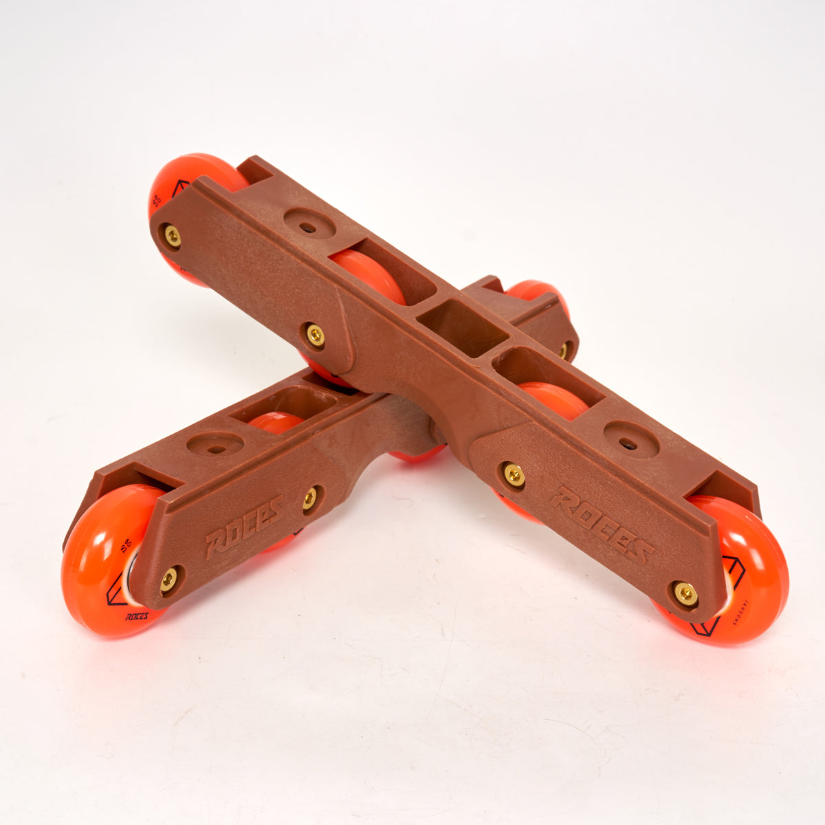 Roces Brown Frames - Complete Flat Aggressive Frames