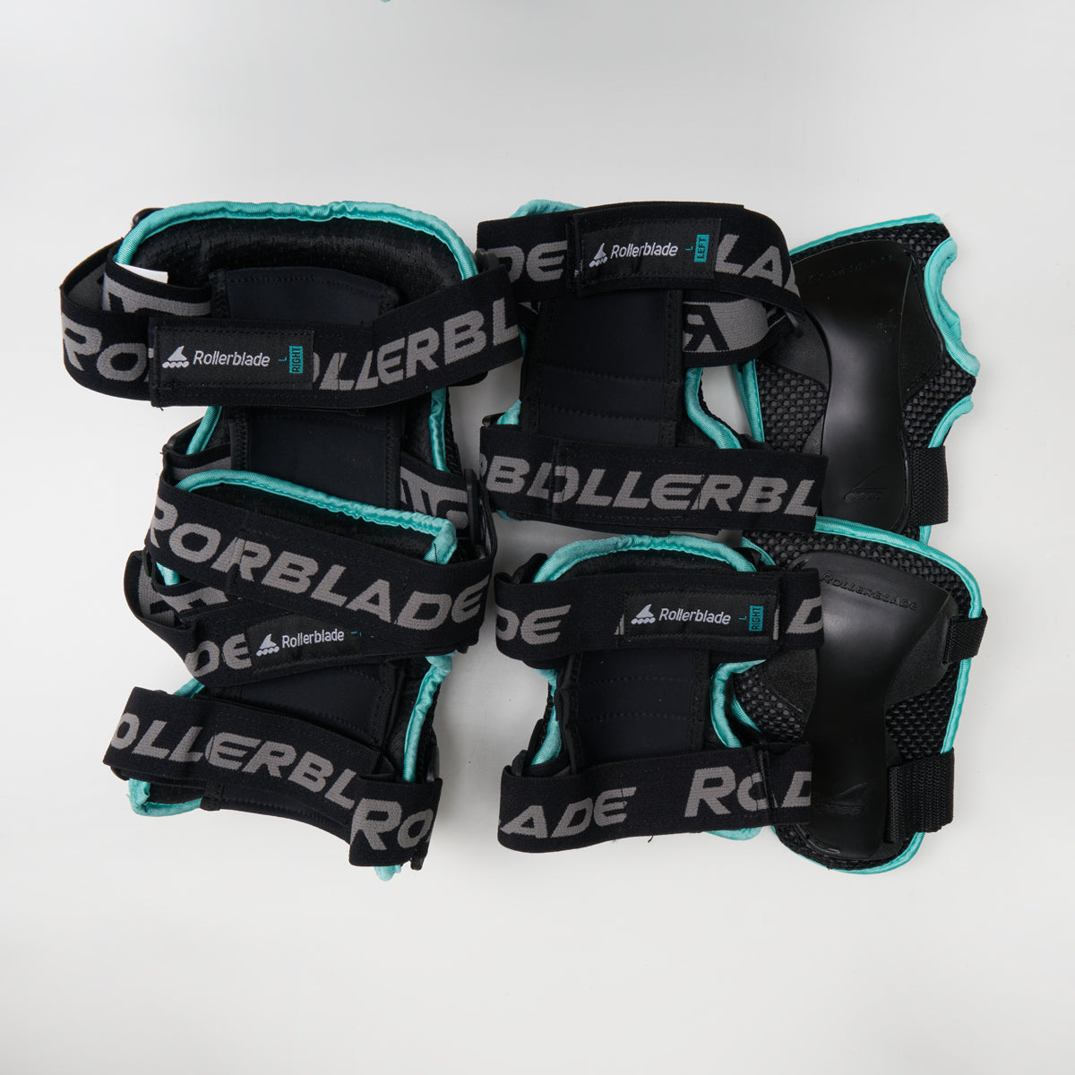 Rollerblade X Gear W 3 pack pad set - Black / Teal