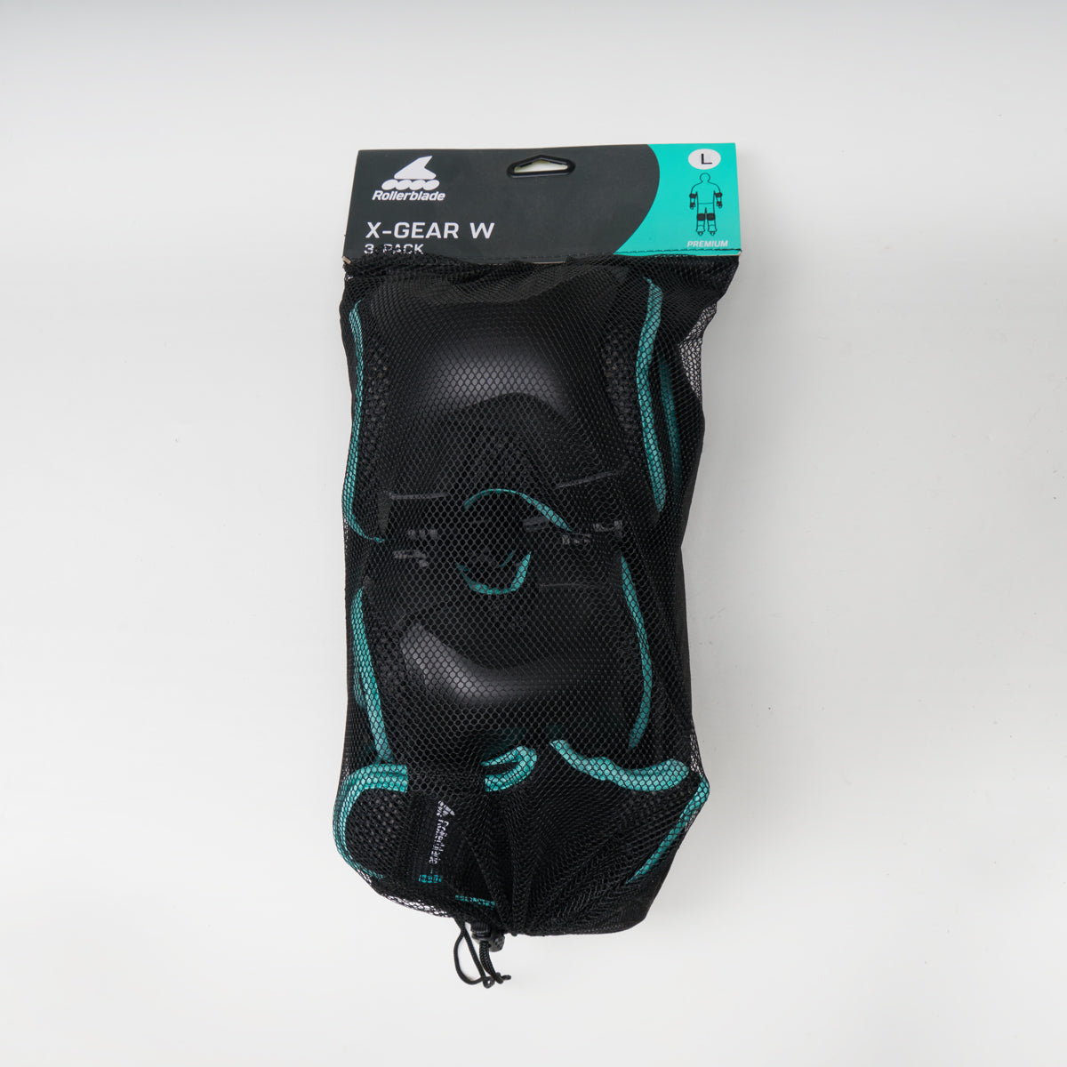 Rollerblade X Gear W 3 pack pad set - Black / Teal