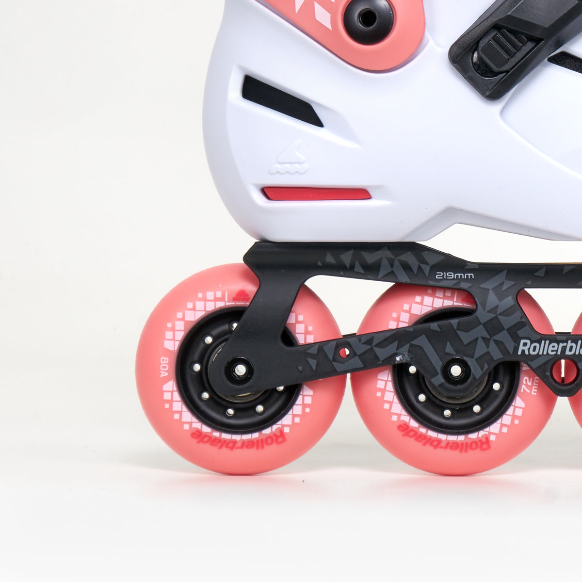 Rollerblade Apex Junior Inline Skates - Unisex - Platinum / Coral