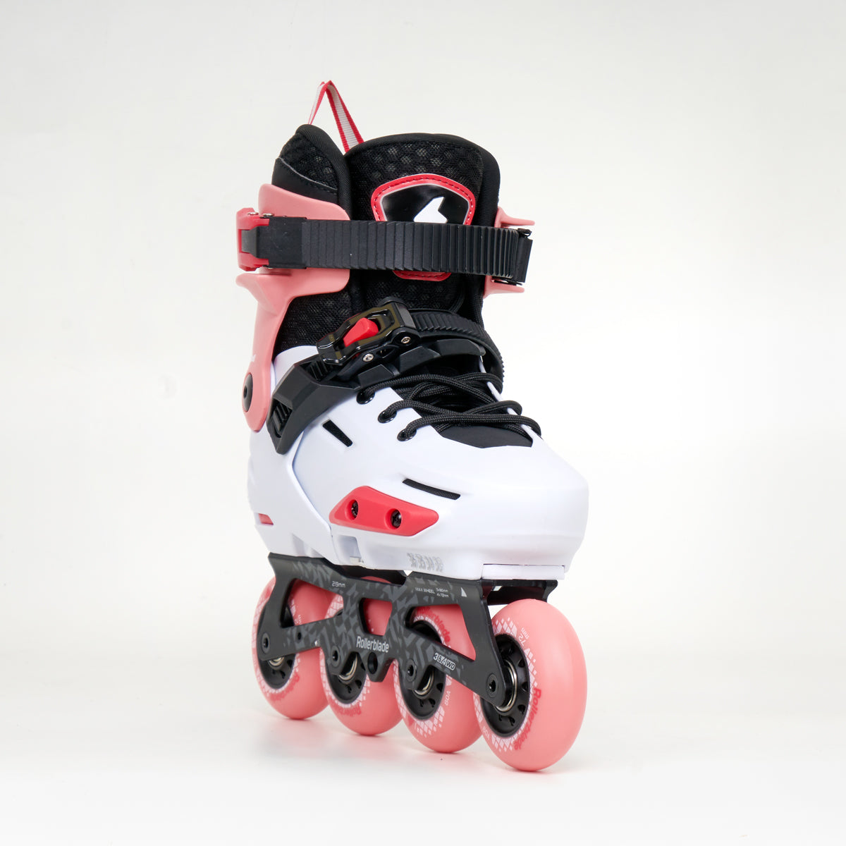 Rollerblade Apex Junior Inline Skates - Unisex - Platinum / Coral
