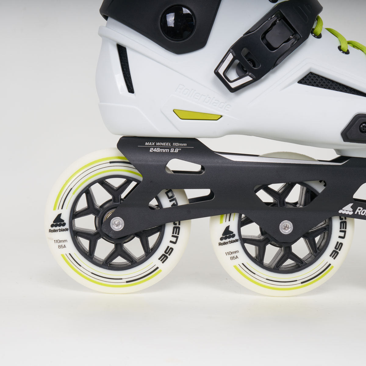 Rollerblade Lightning 110 Inline Skates - Unisex - White