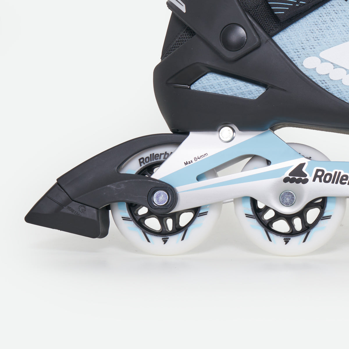 Rollerblade Macroblade 80 Women's Adult Inline Skates - Powder Blue / Black