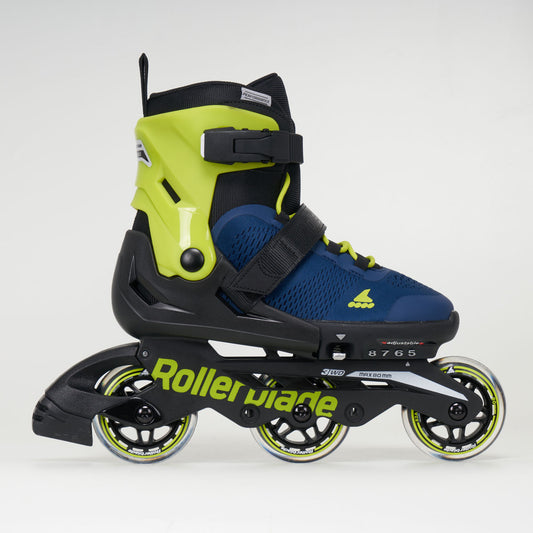 Rollerblade Microblade 3WD Junior Inline Skates - Green/Blue