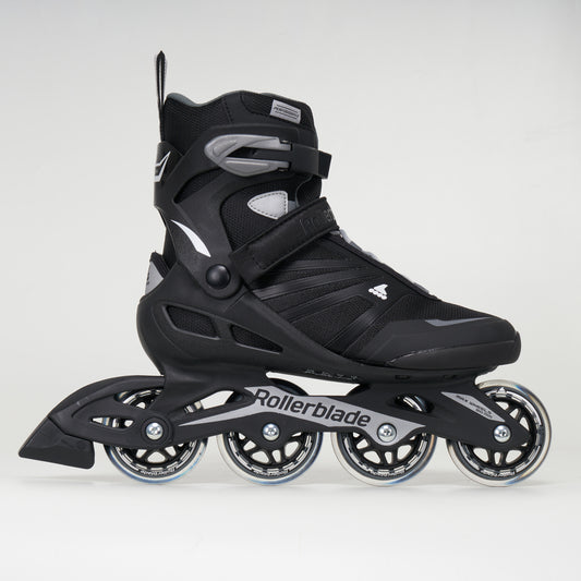 Rollerblade Zetrablade Men's Softboot Inline Skates - Black / Silver