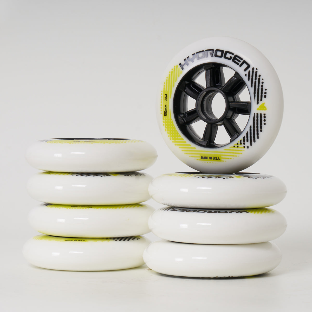 Rollerblade Hydrogen 100mm Wheels - 8 Set - Loco Skates