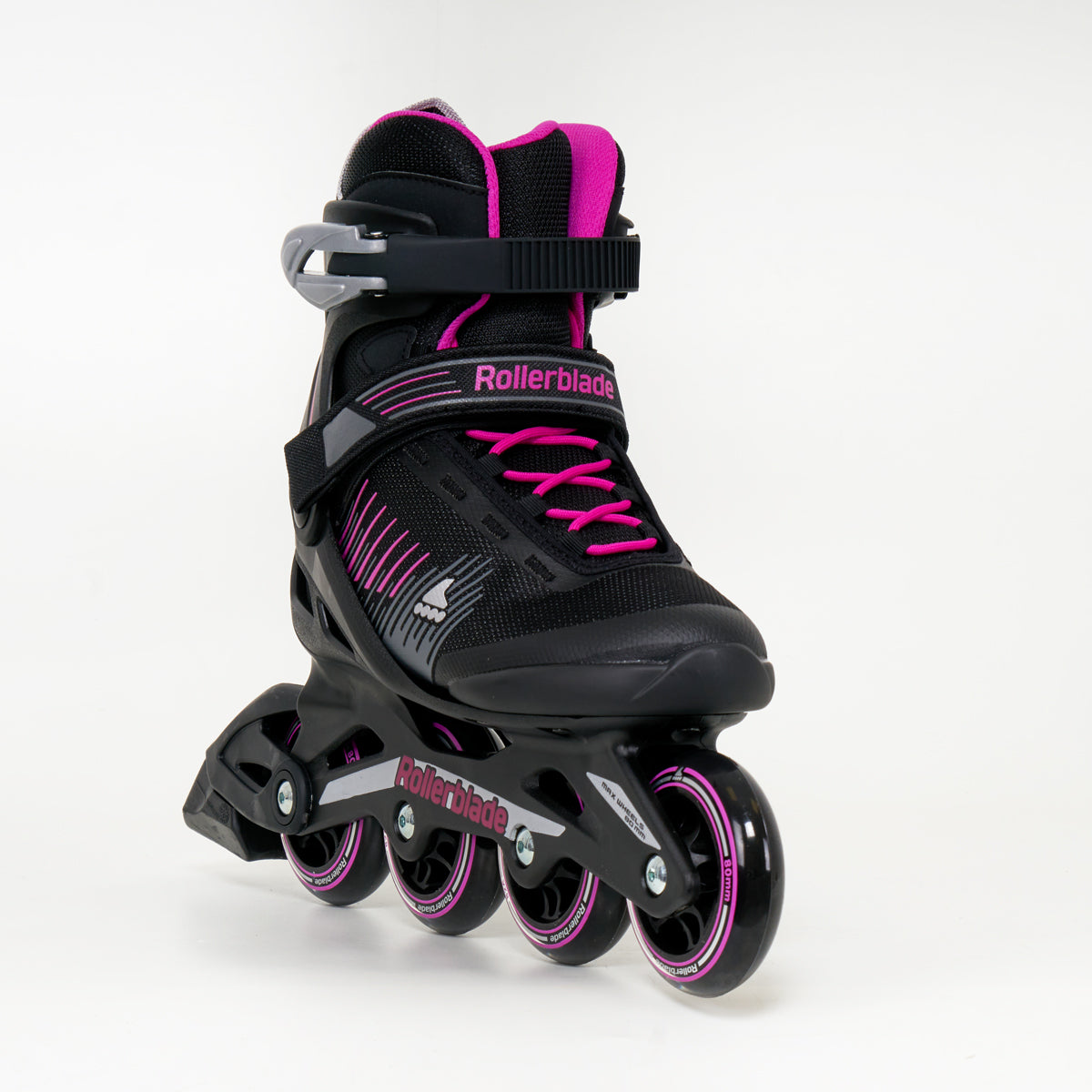 Rollerblade Zetrablade Woman's Softboot Inline Skates - Black/ Pink