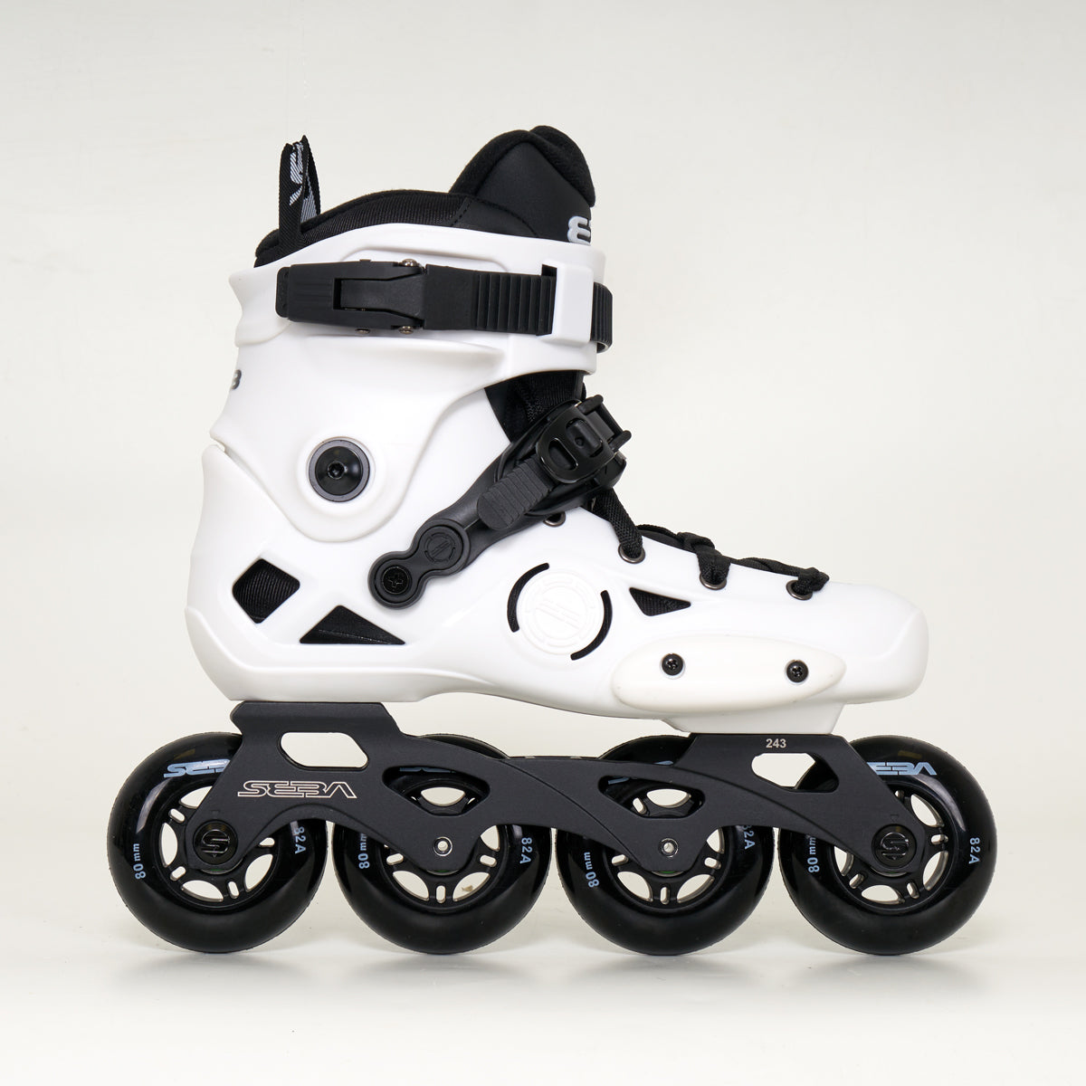 Seba E3 80 Premium - Unisex Inline Skates (White)
