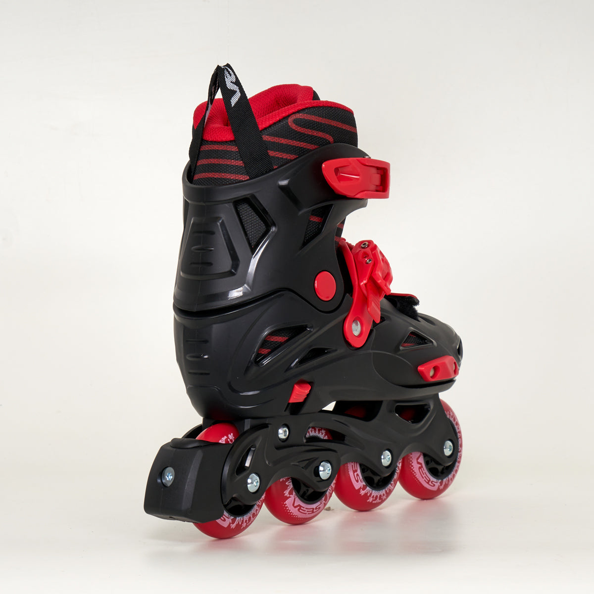 Seba STJ Black/Red - Kids Adjustable Skates