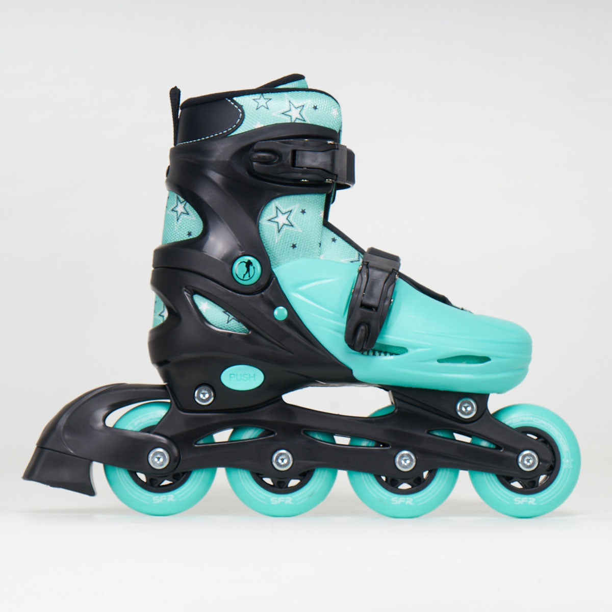 SFR Plasma Adjustable Inline Skates Green