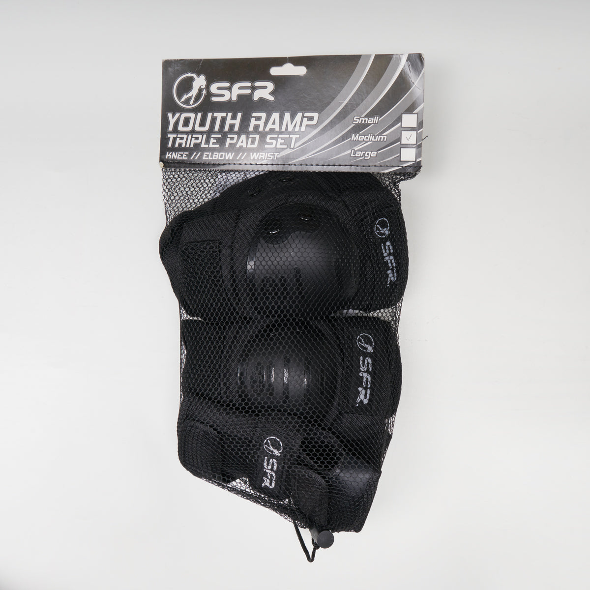 SFR 'Youth Ramp' Triple Kids Pad Set - Black