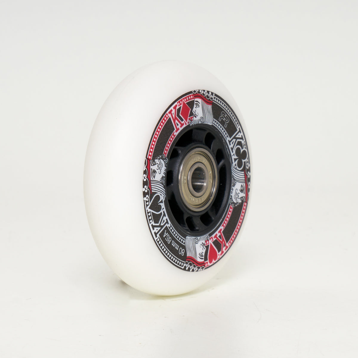 FR Street Kings 80mm Wheels - w/Twincam MW7 Bearings - White (Singles)