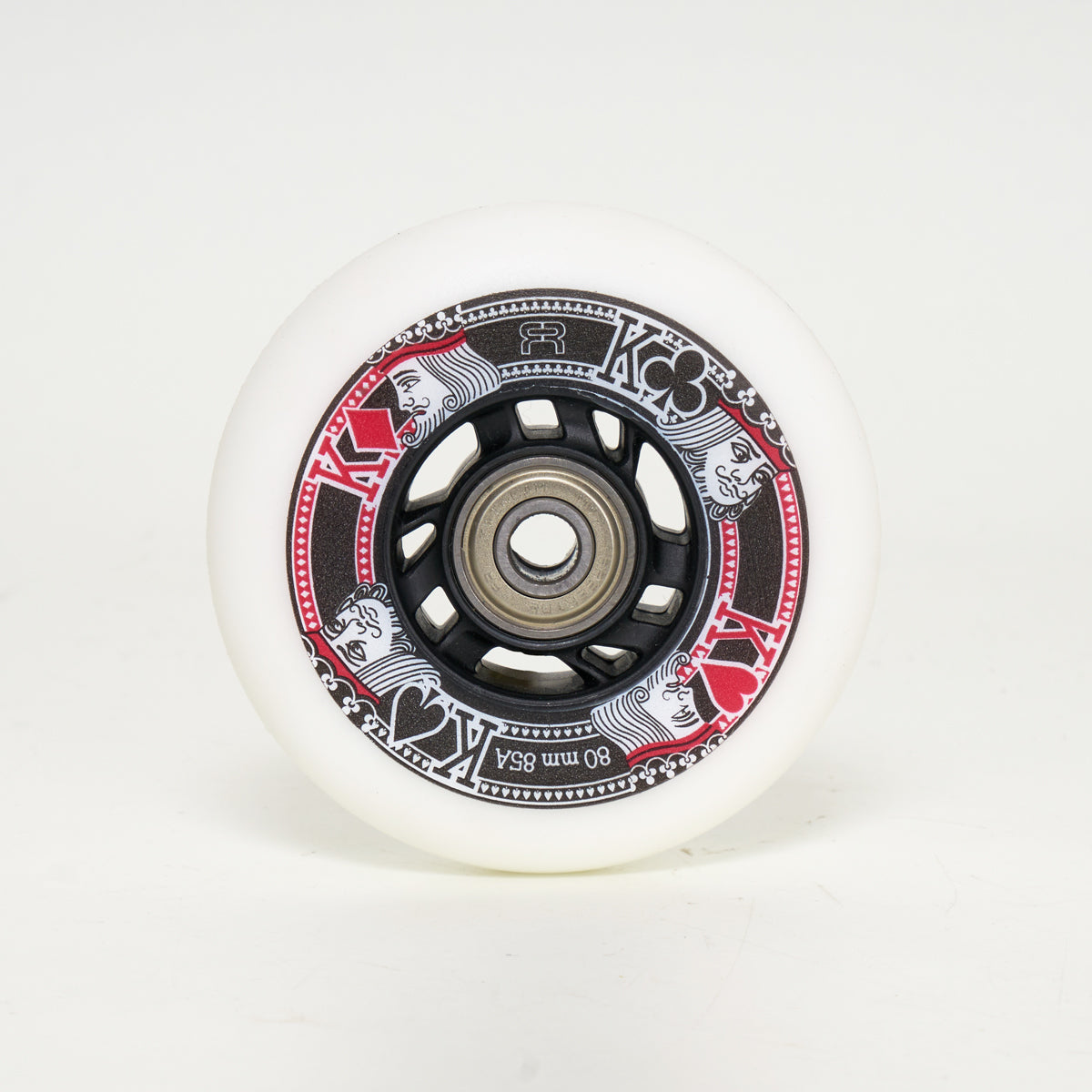 FR Street Kings 80mm Wheels - w/Twincam MW7 Bearings - White (Singles)