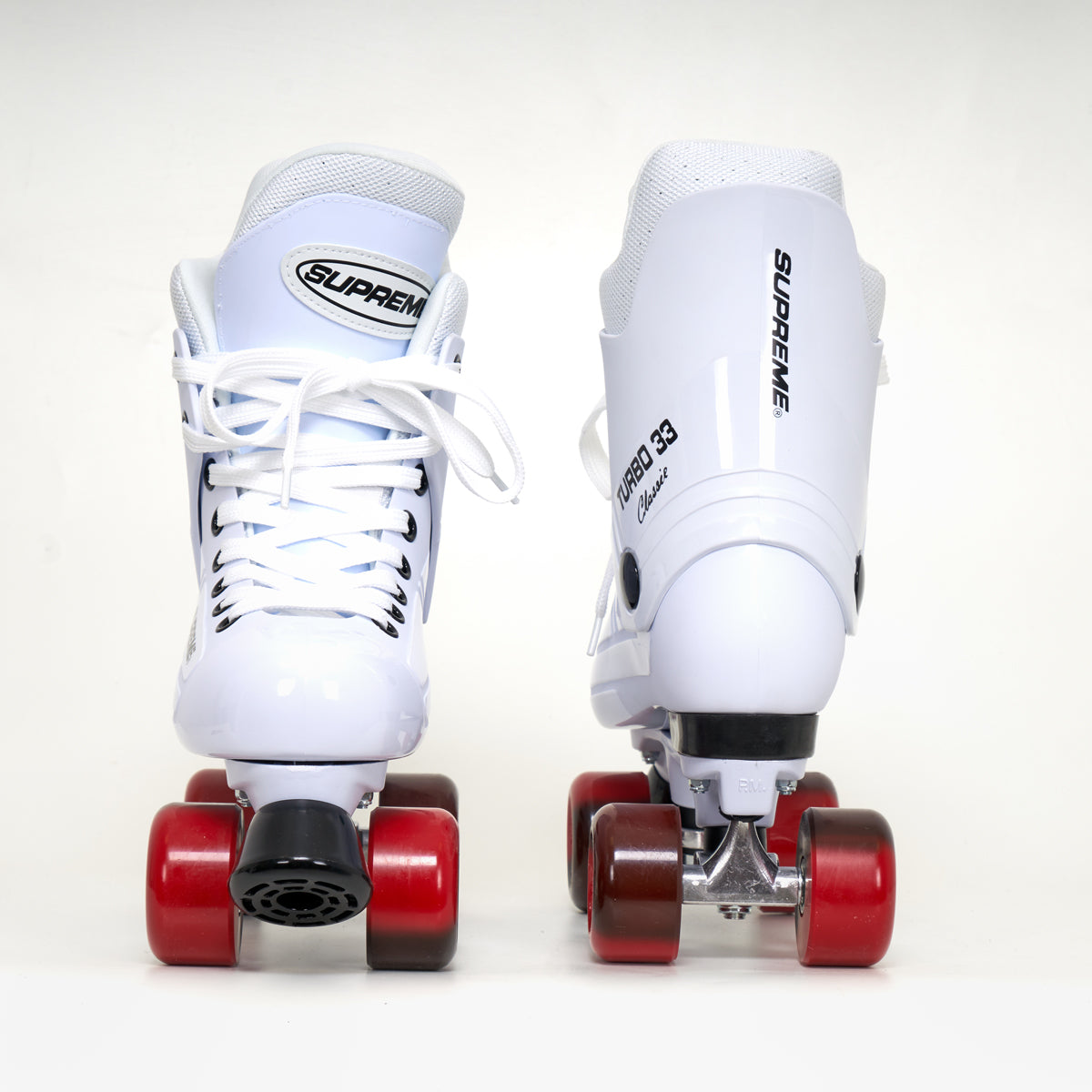 Supreme Turbo 33 Roller Skates + SIMS Wheels | WHITE