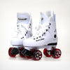 Supreme Turbo 33 White Roller Skates (Bauer replacement) - Complete With Airwaves Wheels (Various Colours) - Loco Skates