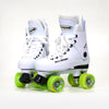 Supreme Turbo 33 White Roller Skates (Bauer replacement) - Complete With Airwaves Wheels (Various Colours) - Loco Skates