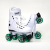 Supreme Turbo 33 White Roller Skates (Bauer replacement) - Complete With Airwaves Wheels (Various Colours) - Loco Skates