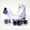 Supreme Turbo 33 White Roller Skates (Bauer replacement) - Complete With Airwaves Wheels (Various Colours) - Loco Skates