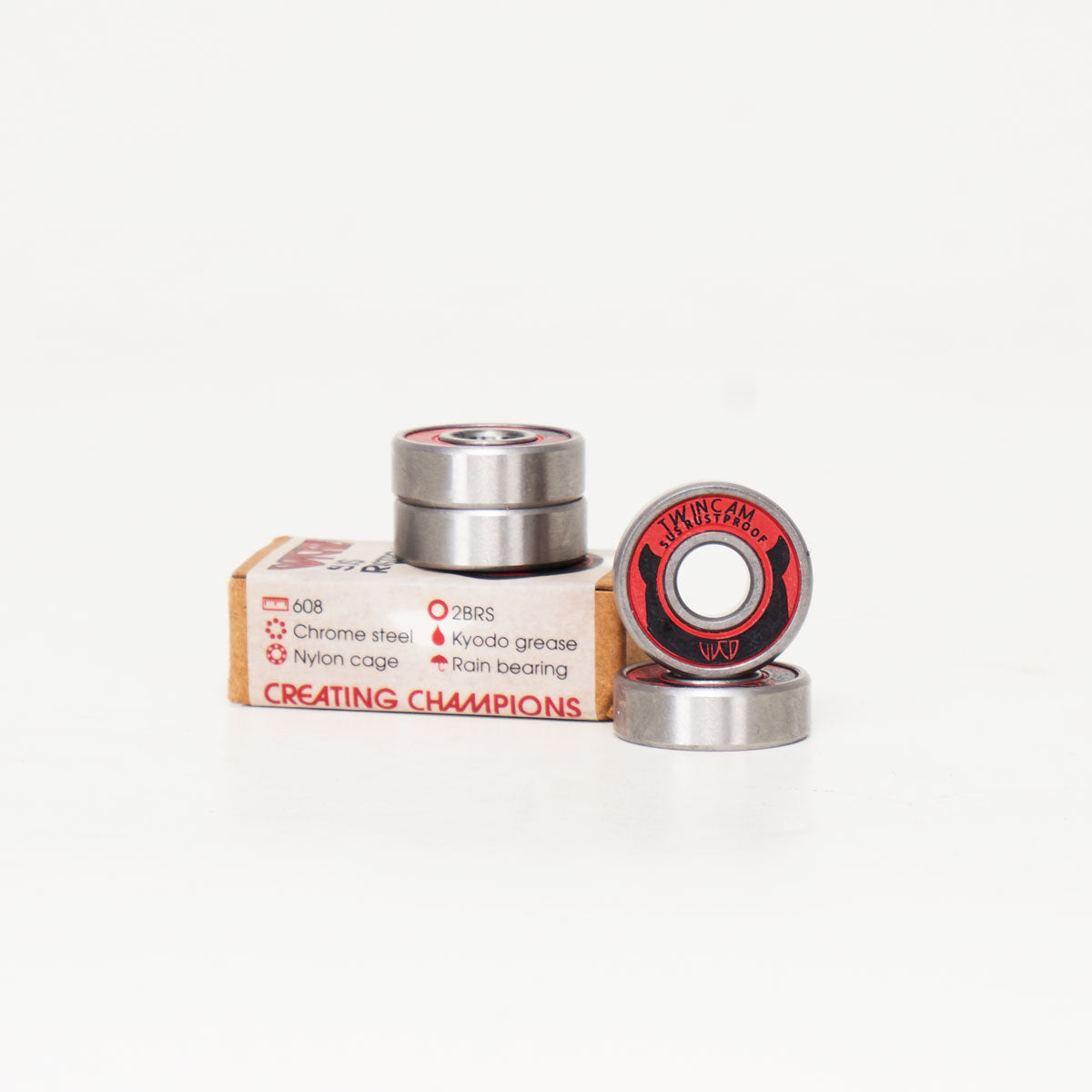 Wicked Twincam SUS Rustproof ABEC 7 Bearings - 4 Set