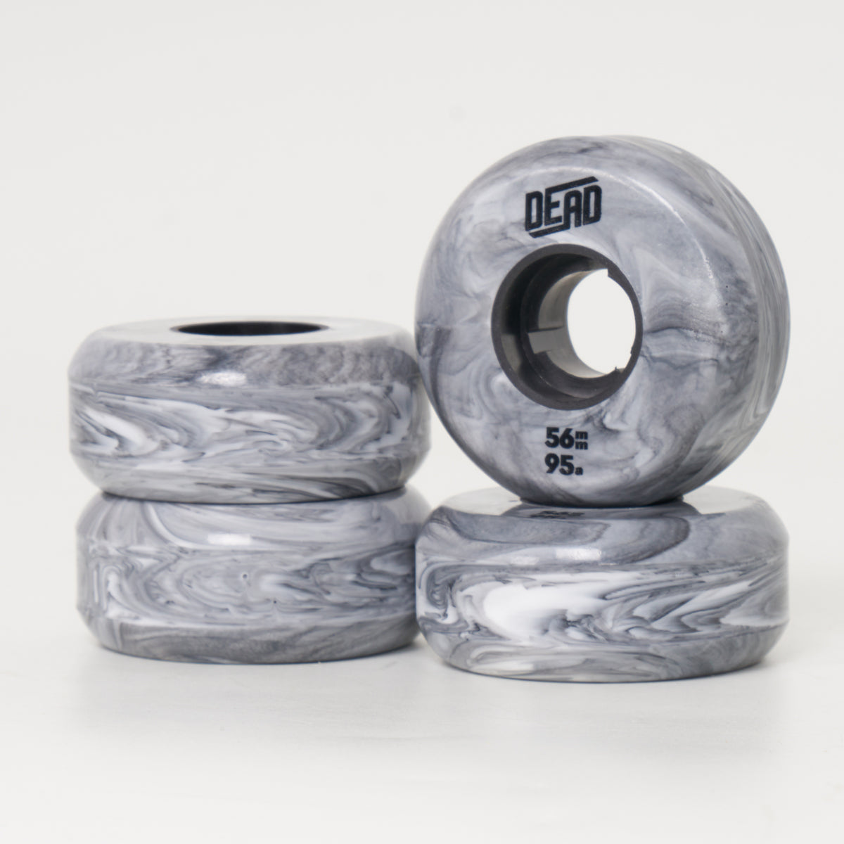 Dead Grey Marble 56mm 95a Wheels