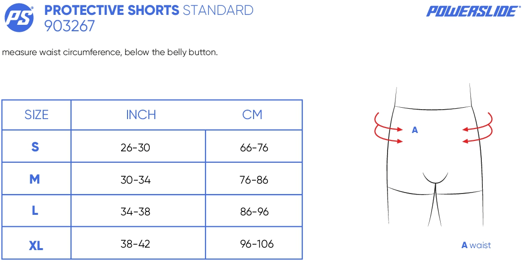 Powerslide Standard Protective Shorts