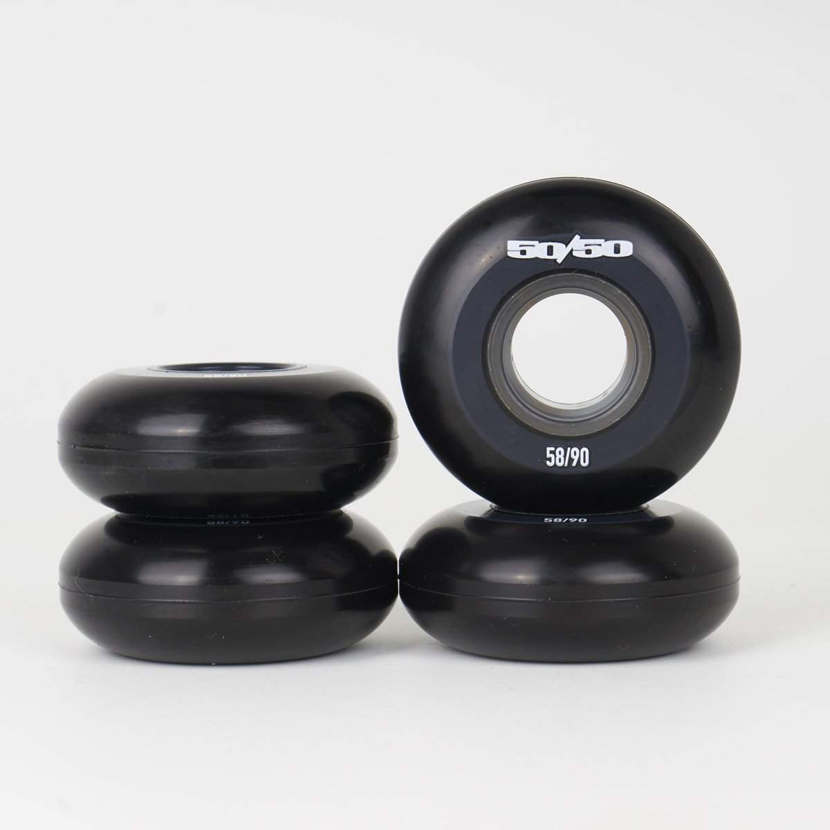 Fifty - 50 Classic Black 58mm 90a Wheels