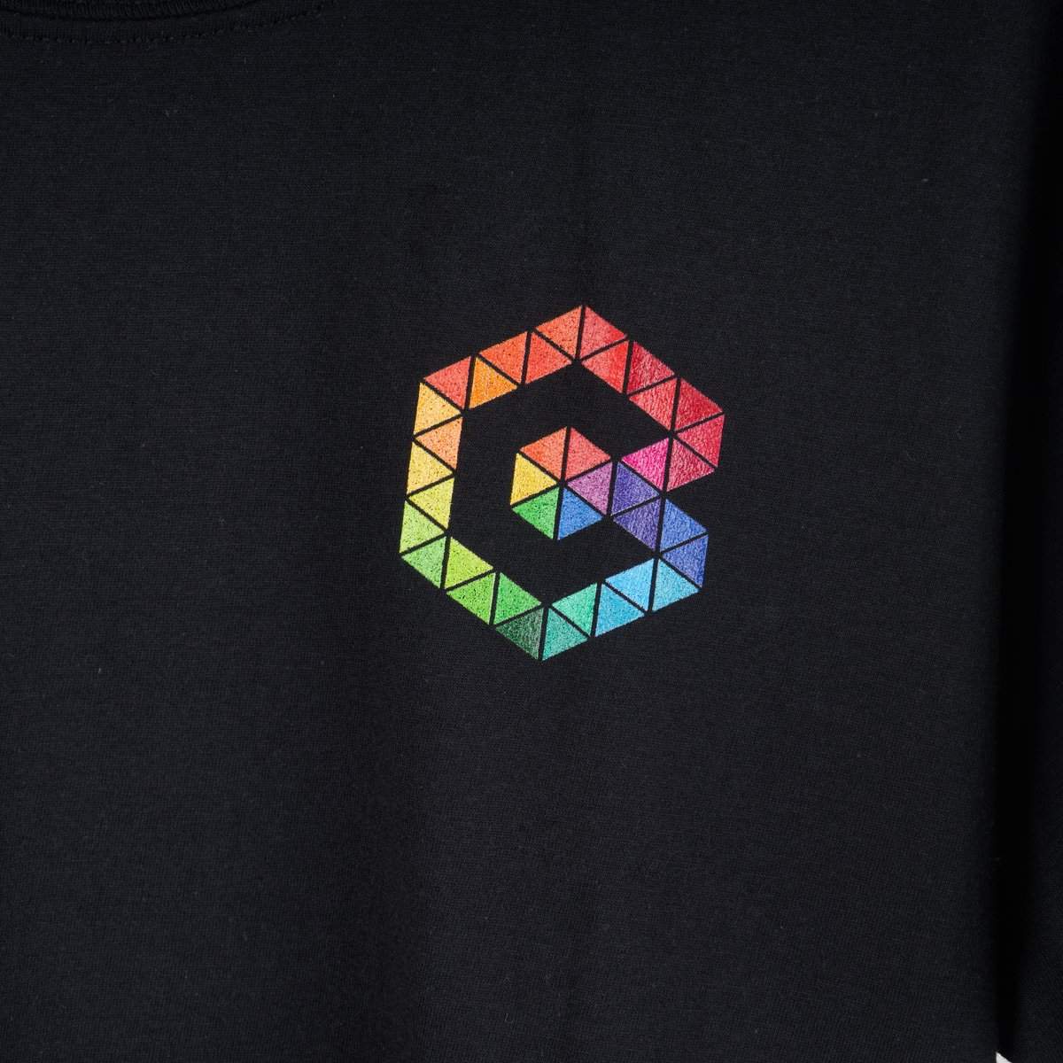 Chroma Logo T-Shirt - Black-Chroma-Aggressive Skate,black,Clothing,T-shirts