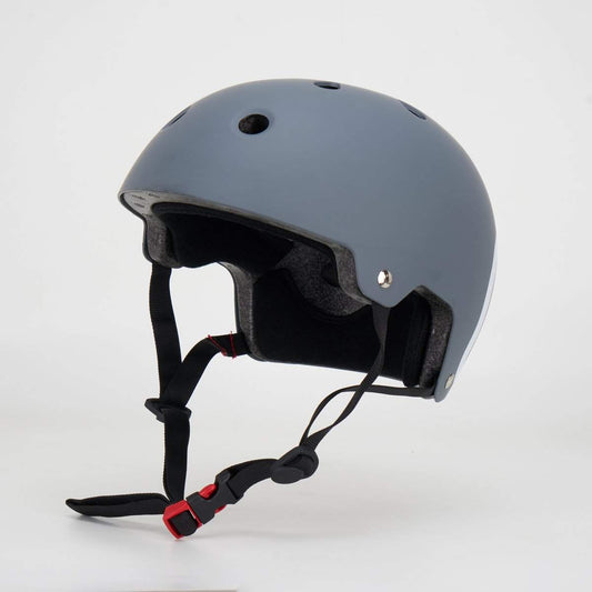 Core Street Skate Helmet - Grey With White Decal-Core-Aggressive Skate,grey,Helmets,Protective Gear