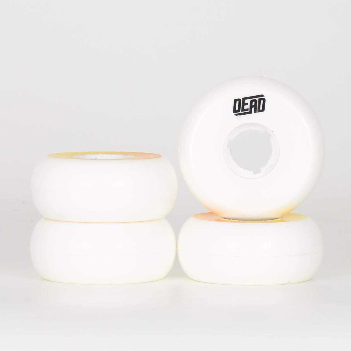 Dead 58mm / 92A White Gradient Wheels-Dead-58mm,Aggressive Skate,atcUpsellCol:upsellwheels,Bemag,orange,Skate Parts,Wheels,white,yellow