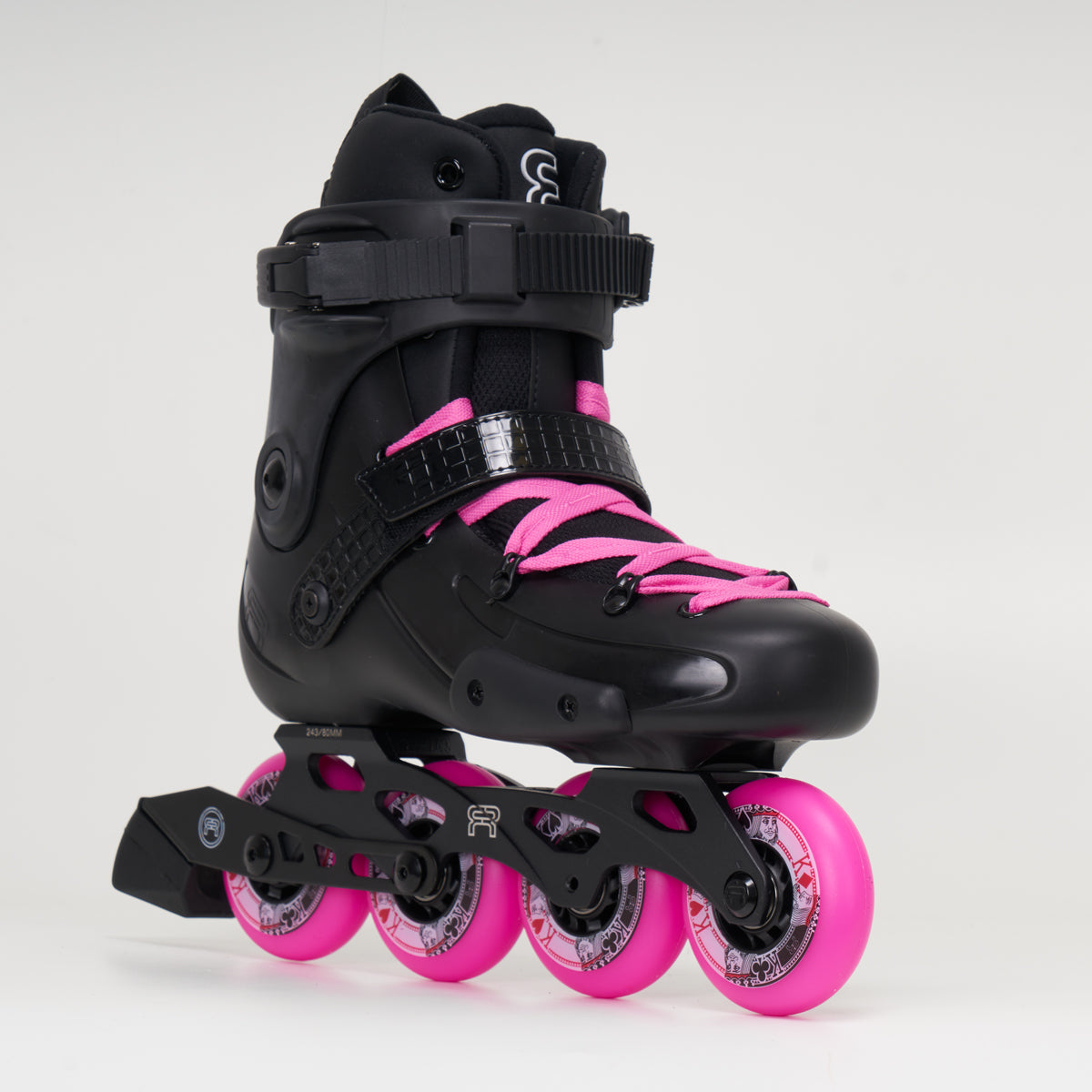 FR Skates FRW 80 - Black/Pink