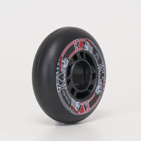 FR Street Kings 72mm Wheels - Black (Singles)