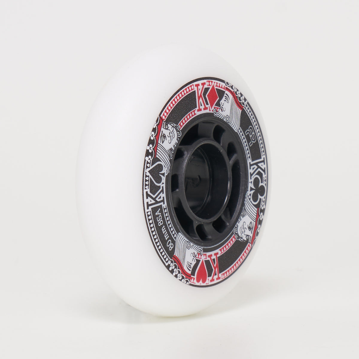 FR Street Kings 76mm Wheels - White (Singles)