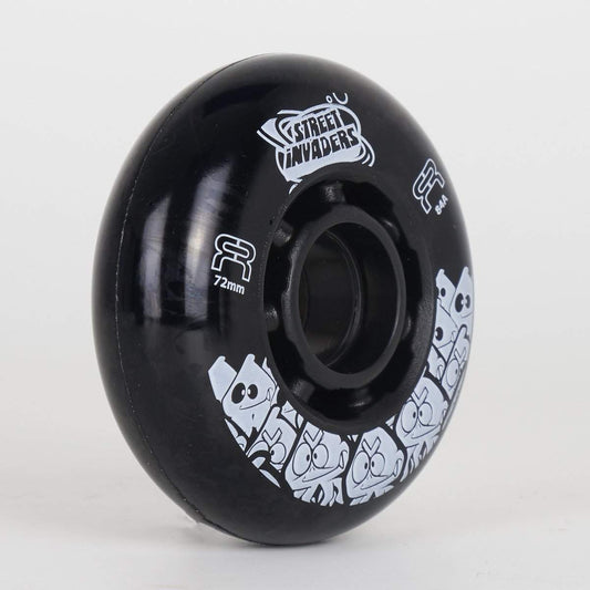 FR Street Invader II Black Wheels 72mm / 76mm / 80mm (Singles)