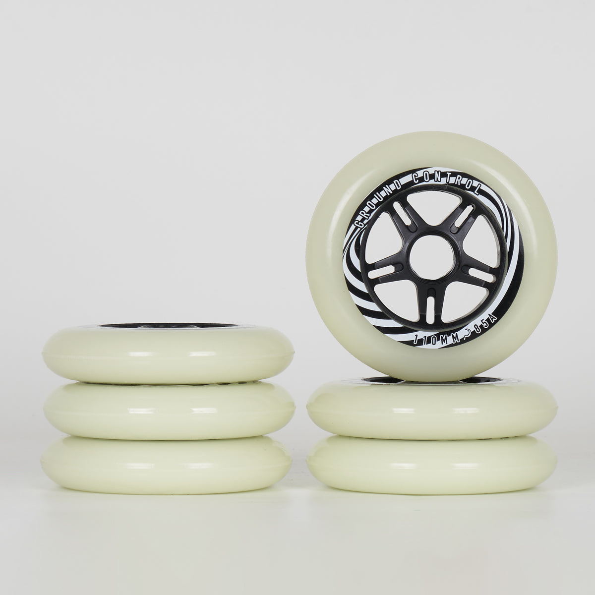 Ground Control Glow Wheels 110mm / 85a - Black Core