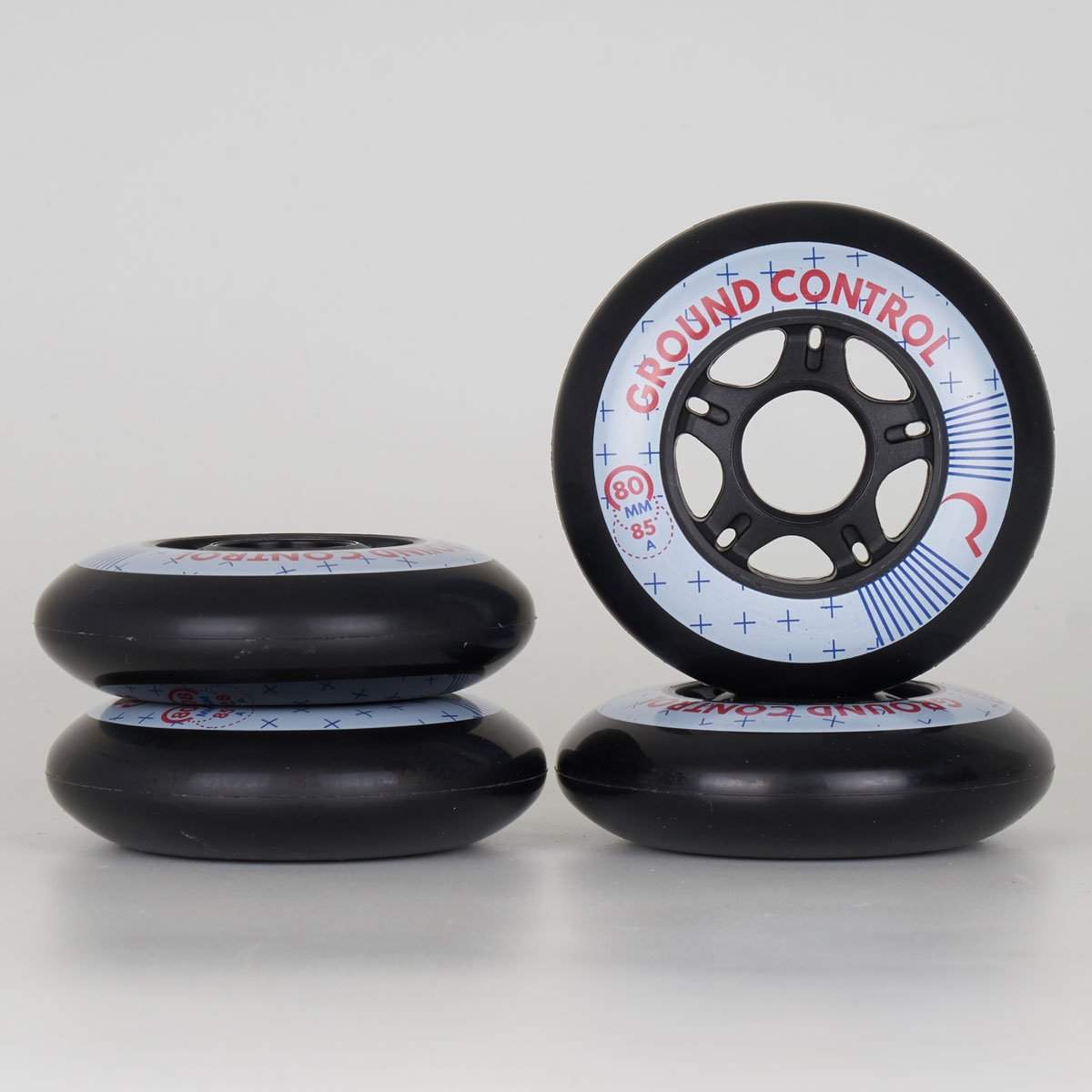 Ground Control FSK Wheels 80mm / 85A - Black-Ground Control-80mm,Aggressive Skate,atcUpsellCol:upsellwheels,black,Skate Parts,Wheels