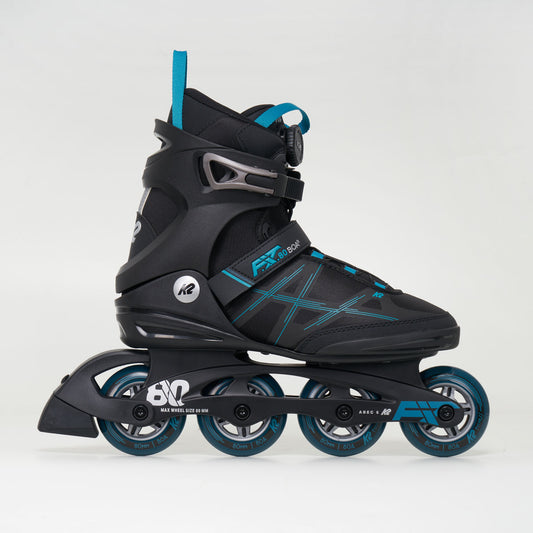 K2 F.I.T. 80 Boa Men's Inline Skates - Black/Blue