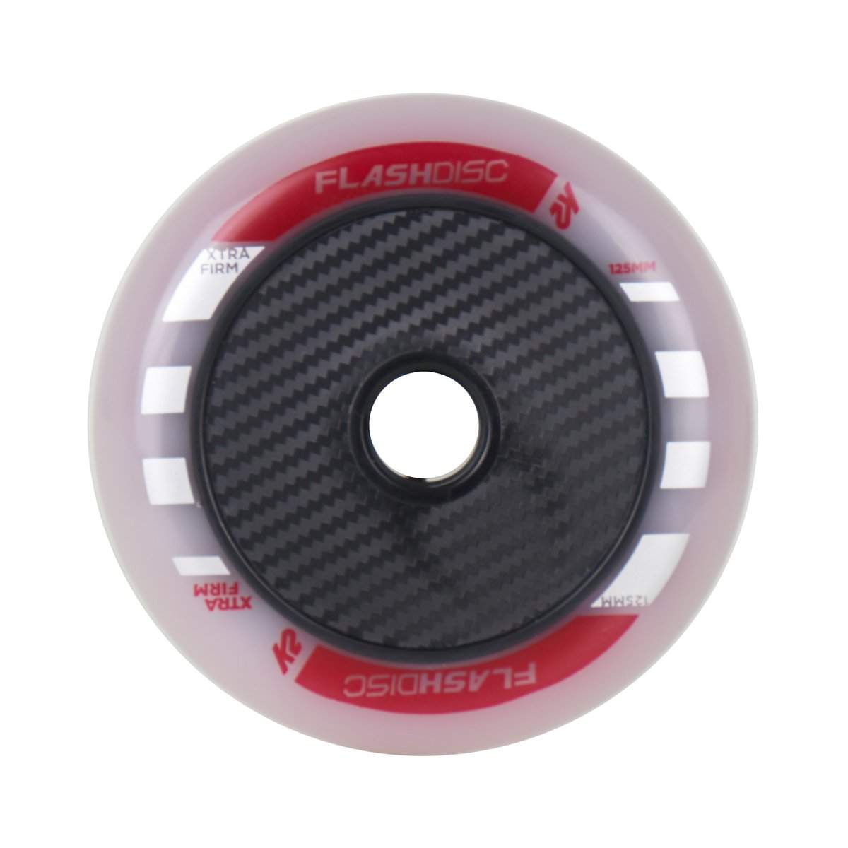 K2 Flashdisc 125mm Wheel - Sold Individually-K2-125mm,atcUpsellCol:upsellwheels,white