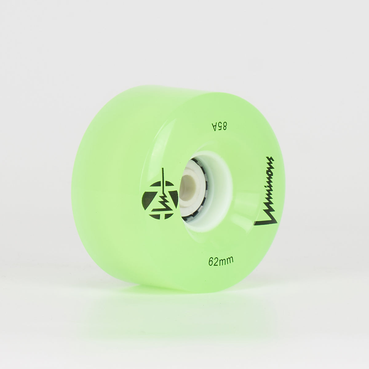 Luminous LED Light Up 62mm/85a Wheels - Green (Singles)