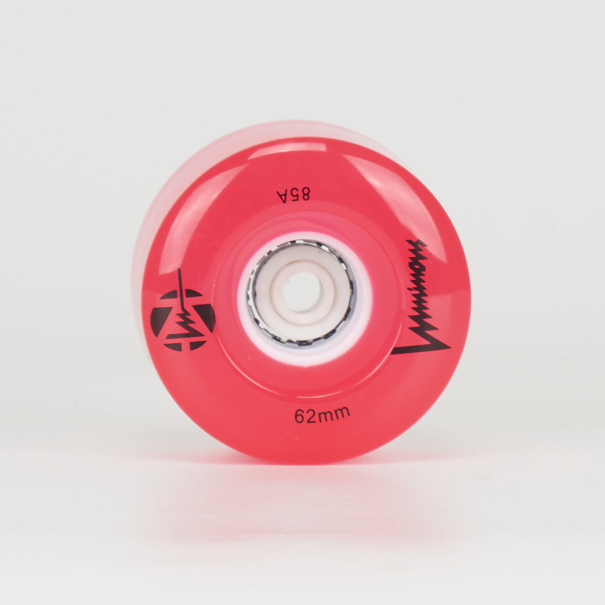 Luminous LED Light Up 62mm Wheels - Red (Singles)