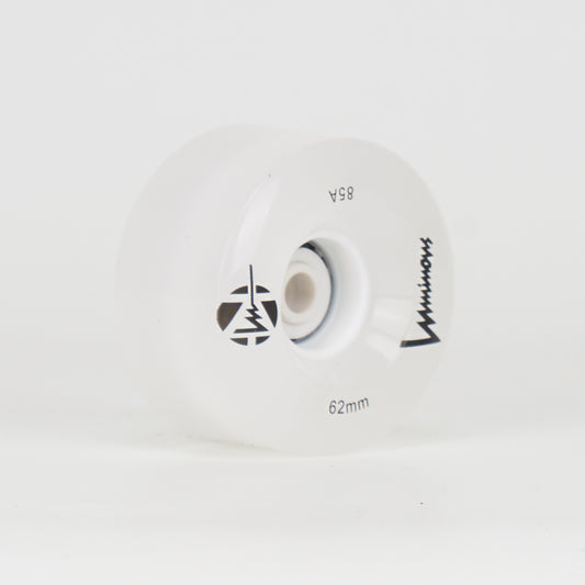 Luminous LED Light Up 62mm Wheels - White (Singles)