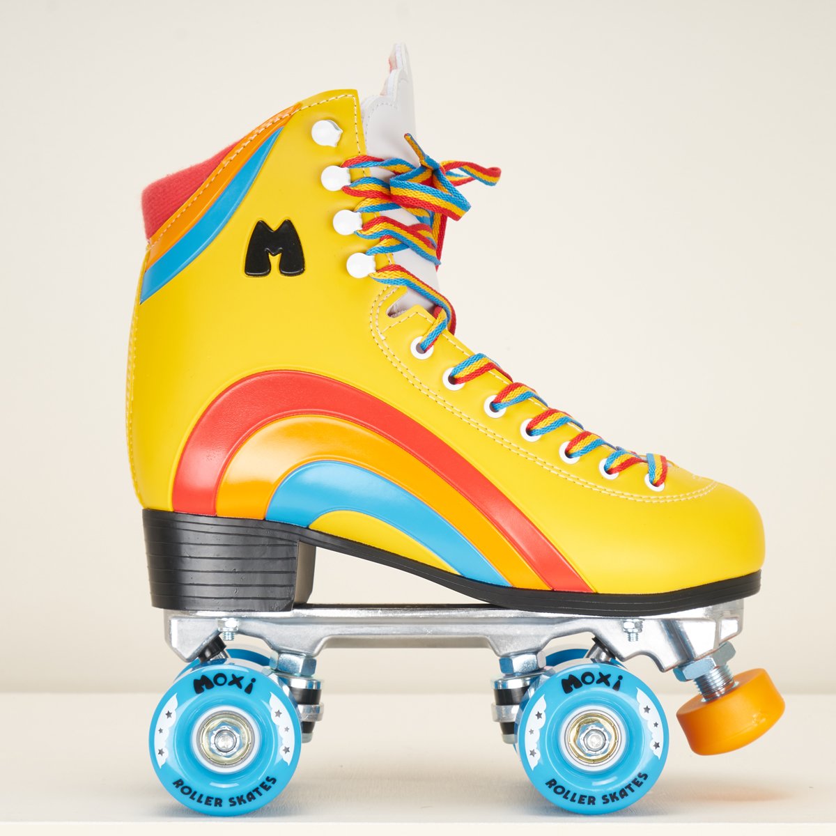 Moxi Rainbow rider Rollerskates - Yellow