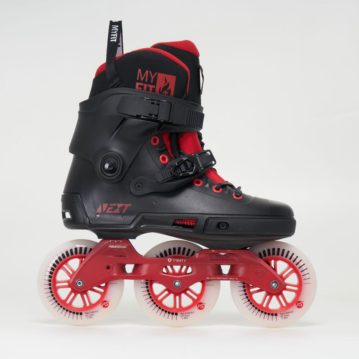 Powerslide Next 110 Skates - Black / Red