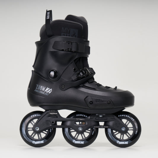 Powerslide Zoom Pro 100 Inline Skates - Unisex - Black