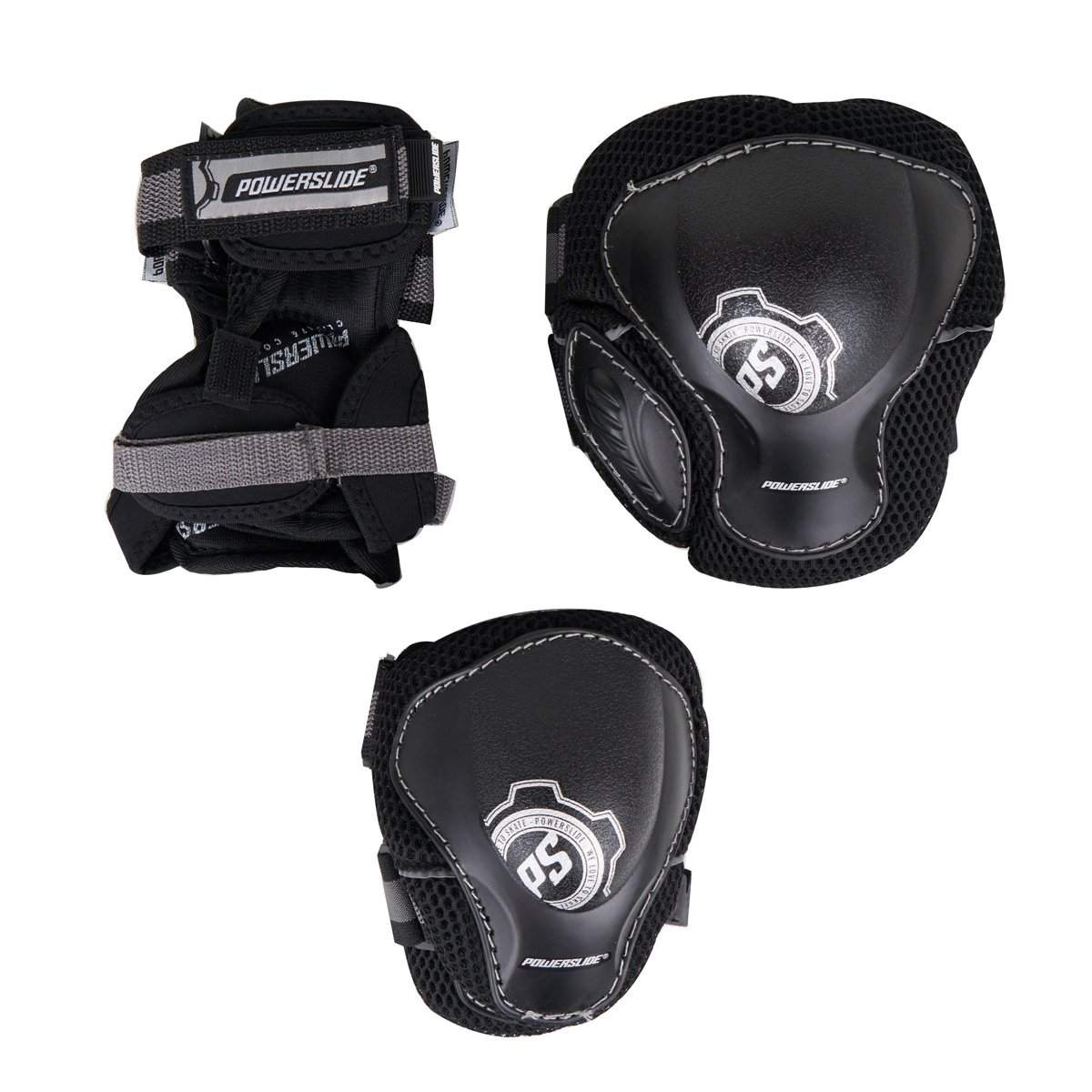 Powerslide Pro mens Tri pack Black Pad Set