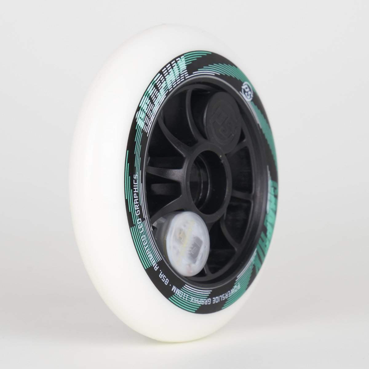 Powerslide Graphix 110mm White Wheels (Singles)