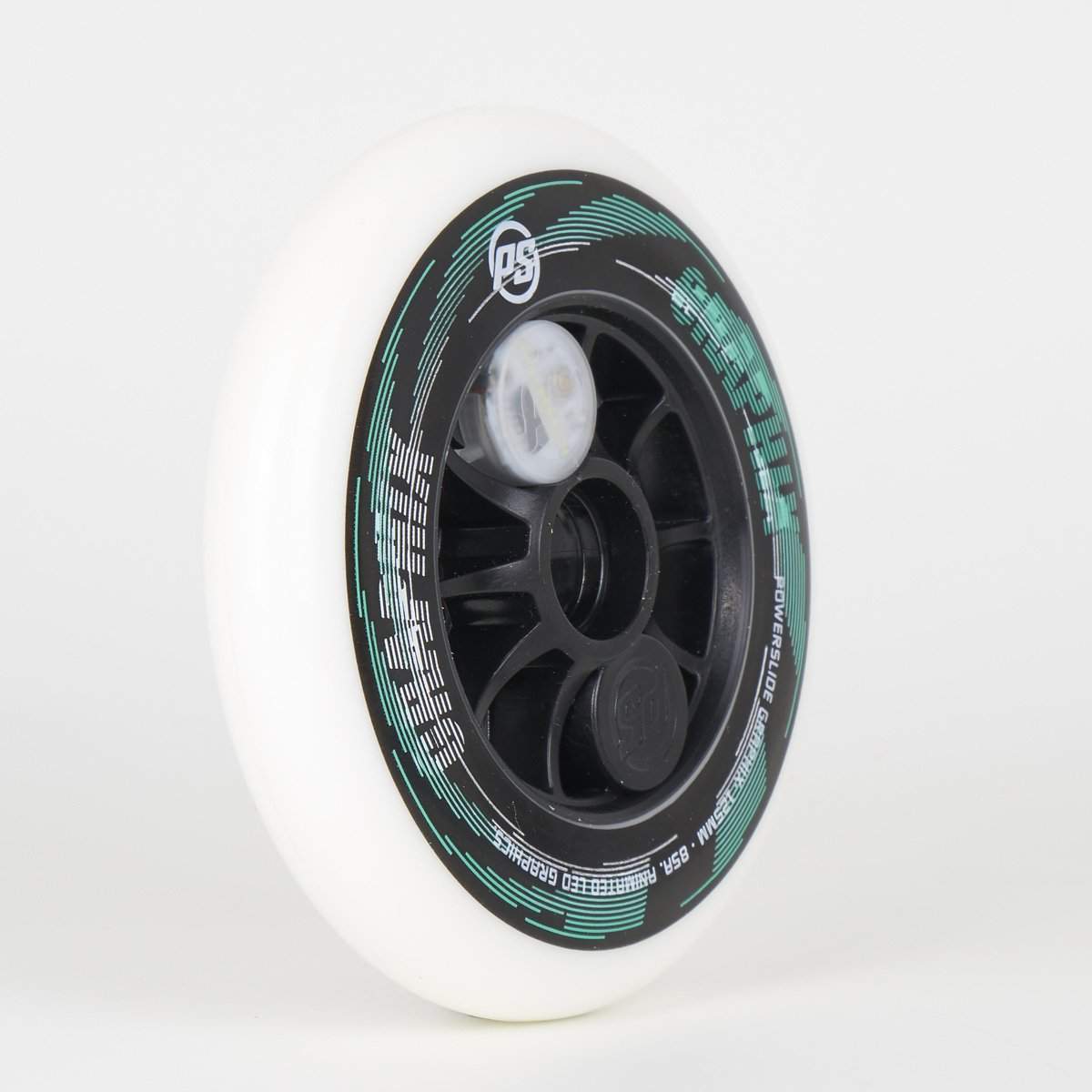 Powerslide Graphix 125mm White Wheels (Singles)