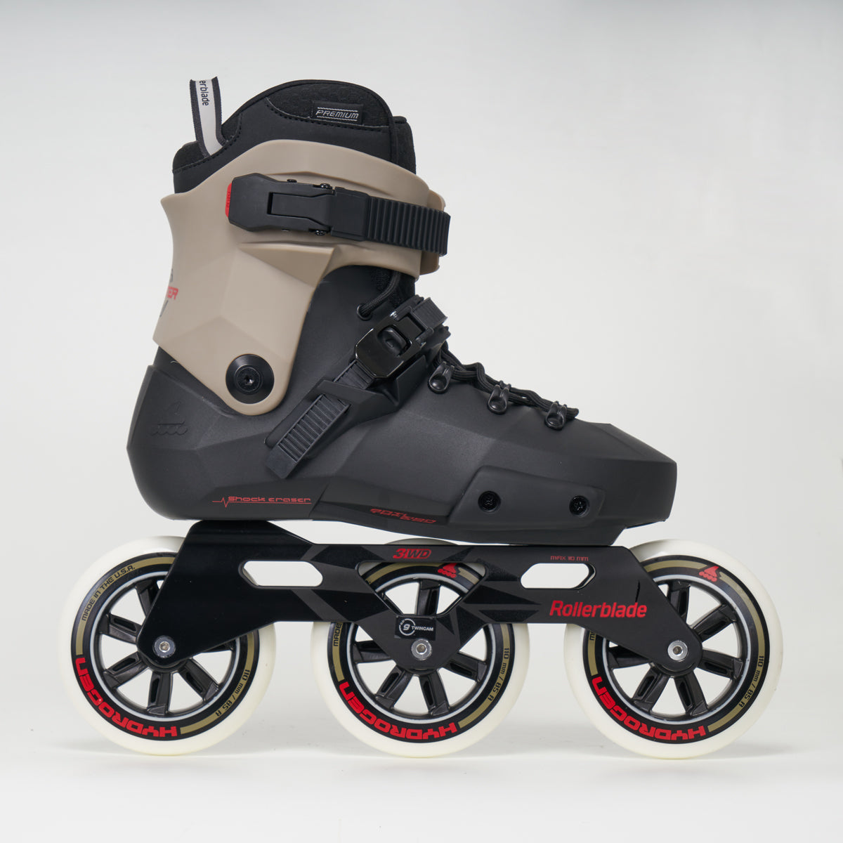 Rollerblade Twister Edge 110 3WD Inline Skates - Black/Sand **LAST FEW**